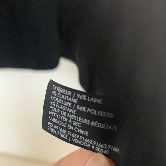 Club Monaco Collection Tailored Black Blazer - Picture 11 of 12